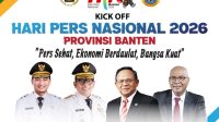Kick Off HPN 2026 Digelar Minggu pagi di Kota Serang, Terbuka untuk Masyarakat