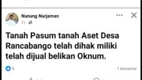Dituduh Kuasai Tanah Kas Desa, H. Hamim Lapor Dugaan Pencemaran Nama Baik ke Polres Subang