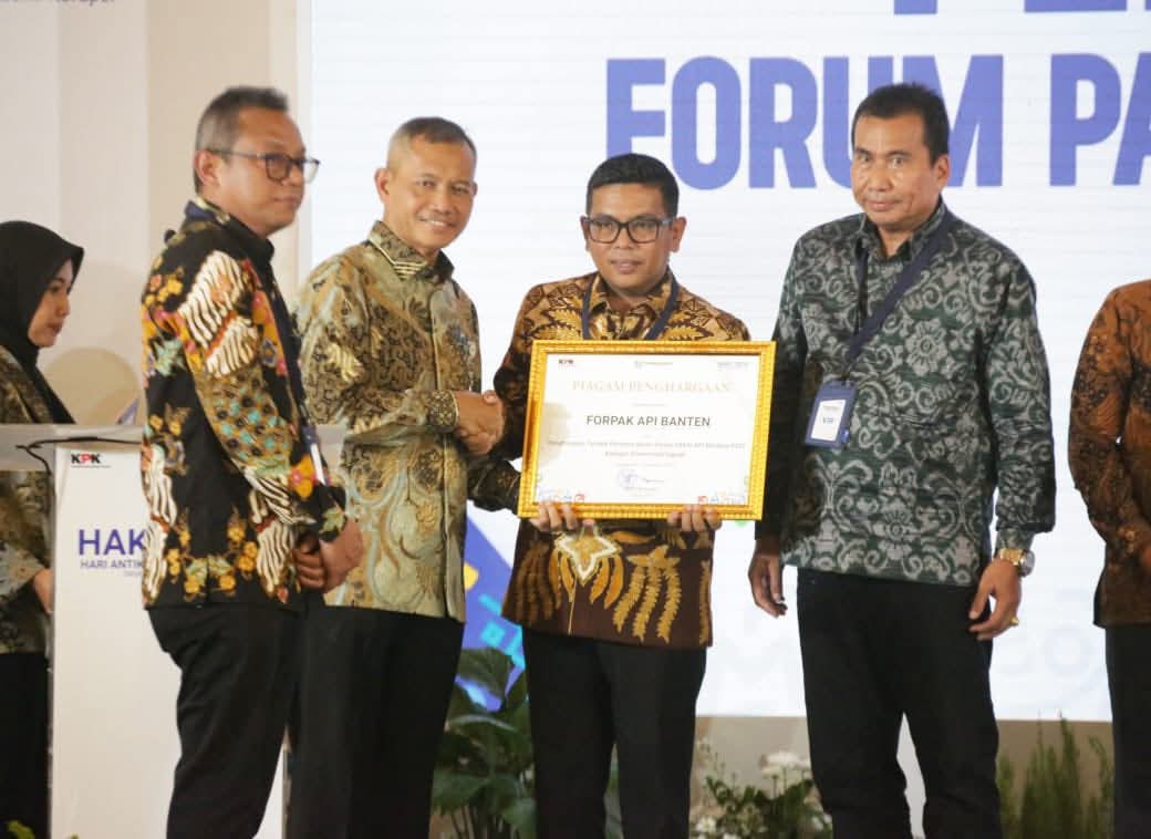 Pemprov Banten Raih Predikat Terbaik I di FORPAK API 2025