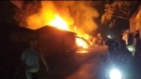 Enam Kios di Kibin Ludes Terbakar, Diduga Akibat Korsleting Listrik