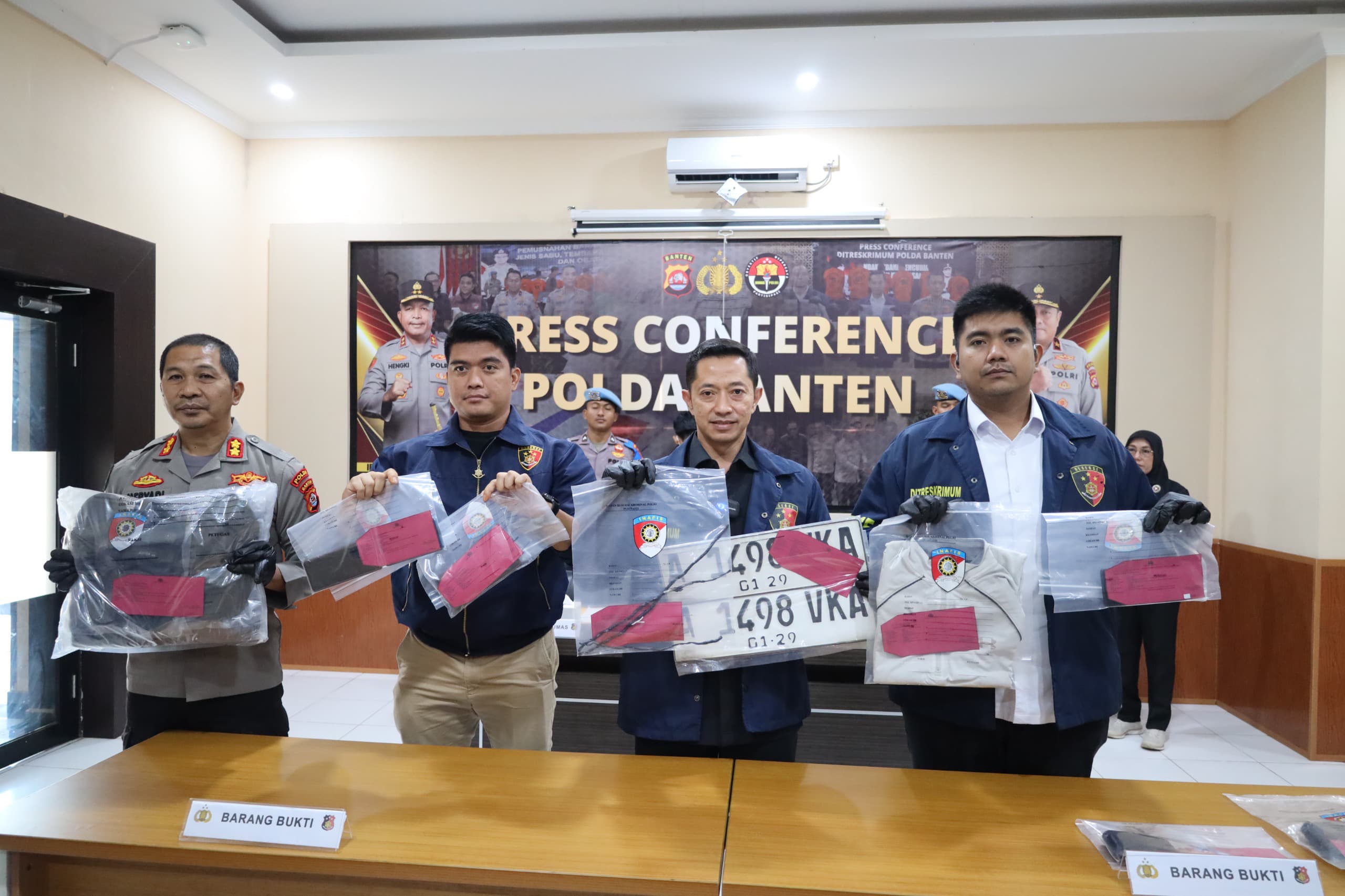 Polda Banten Ungkap Pembunuhan Berencana Driver Online