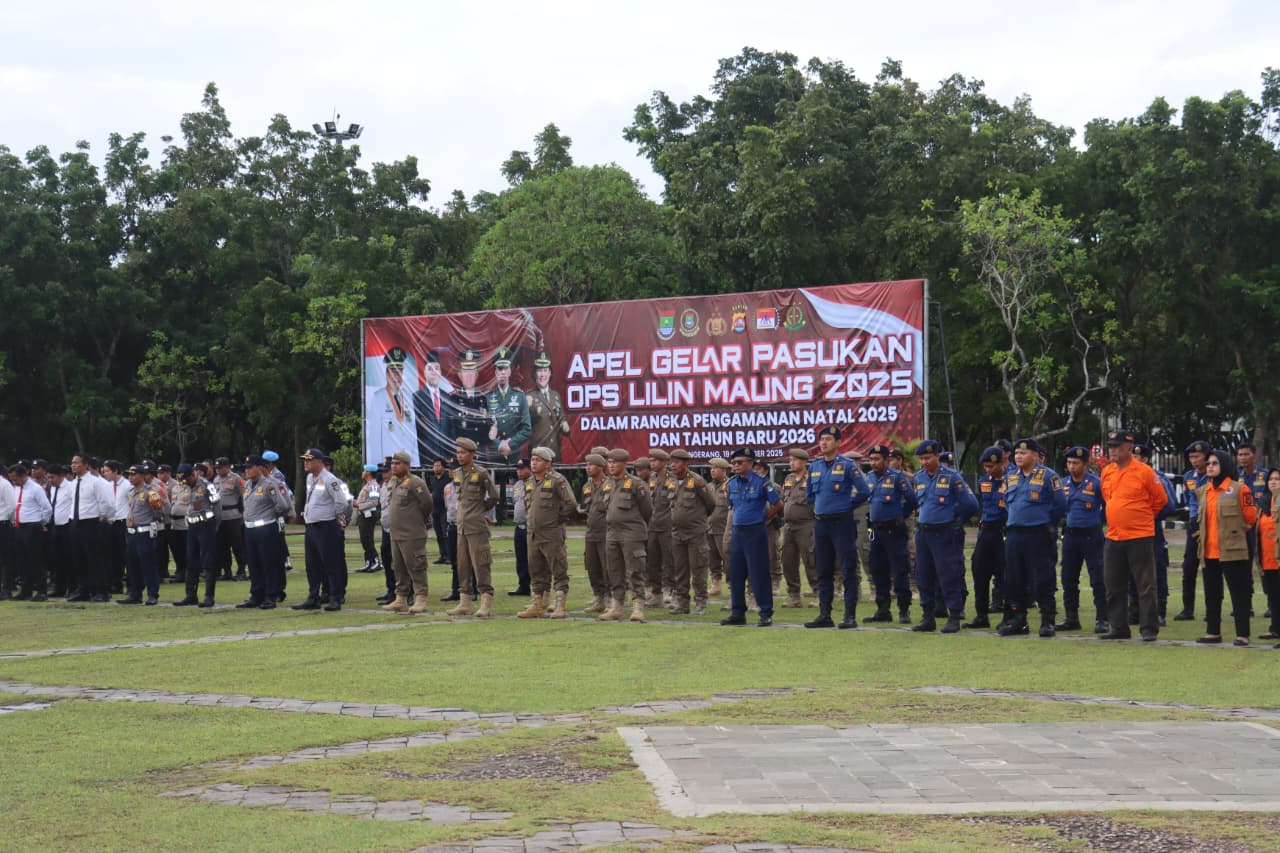 Amankan Nataru, Polresta Tangerang dan Forkopimda Siap Gelar Operasi Lilin Maung 2025
