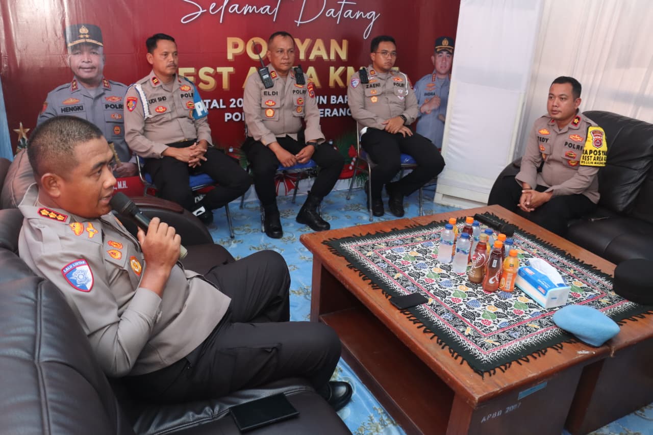 Hari Pertama Operasi Lilin Maung, Kapolresta Tangerang Cek Kesiapan Posko Nataru