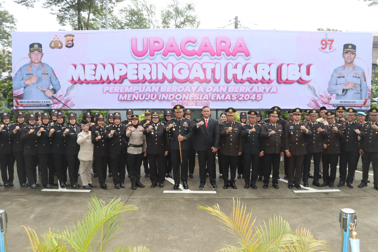 Hari Ibu ke-97, Kapolresta Tangerang: Perempuan Miliki Peran Strategis untuk Bangsa