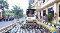 Polda Banten Musnahkan 12 Kg Narkoba dan Ribuan Botol Miras