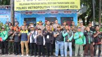 Kapolres Metro Tangerang Kota Cek Kesiapan Pos Pam dan Pos Yan Ops Lilin Jaya 2025
