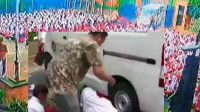 Masuk Terobos Pagar Sekolah, Mobil MBG Tabrak Kerumunan Siswa SDN 01 Kalibaru