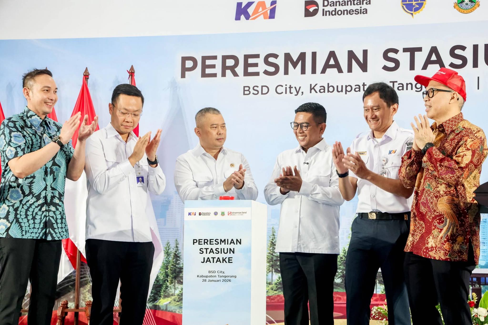 Gubernur Andra Soni, resmikan Stasiun KAI Jatake di Pagedangan Tangerang Gubernur Andra Soni, resmikan Stasiun KAI Jatake di Pagedangan Tangerang