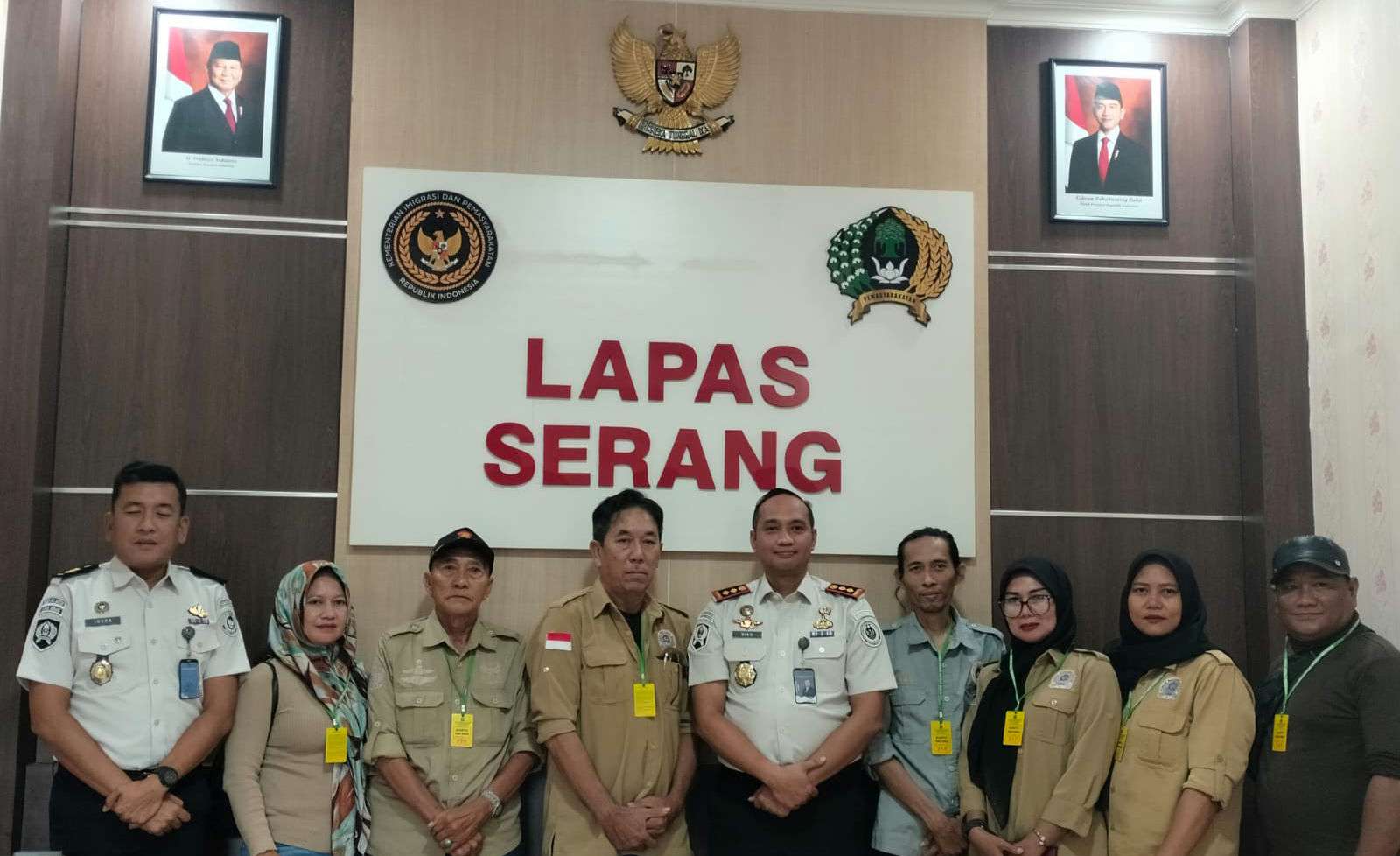 FWB Sambangi Lapas Kelas II A Serang, Gali Keterbukaan Kondisi Lapas