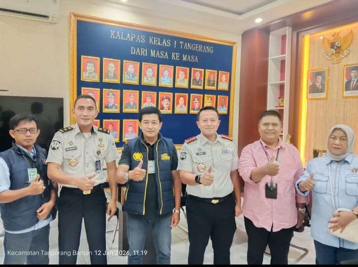 Awak Media Sambangi Lapas Kelas 1 Tangerang, Jalin Sinergi dan Promosikan Karya Warga Binaan