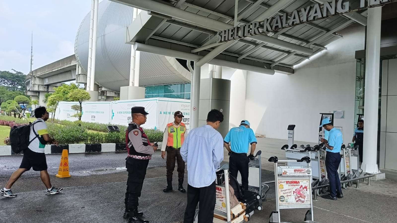 Polsubsektor Terminal 1 Bandara Soetta Tingkatkan Patroli, Imbau Pengguna Jasa Jaga Kamtibmas
