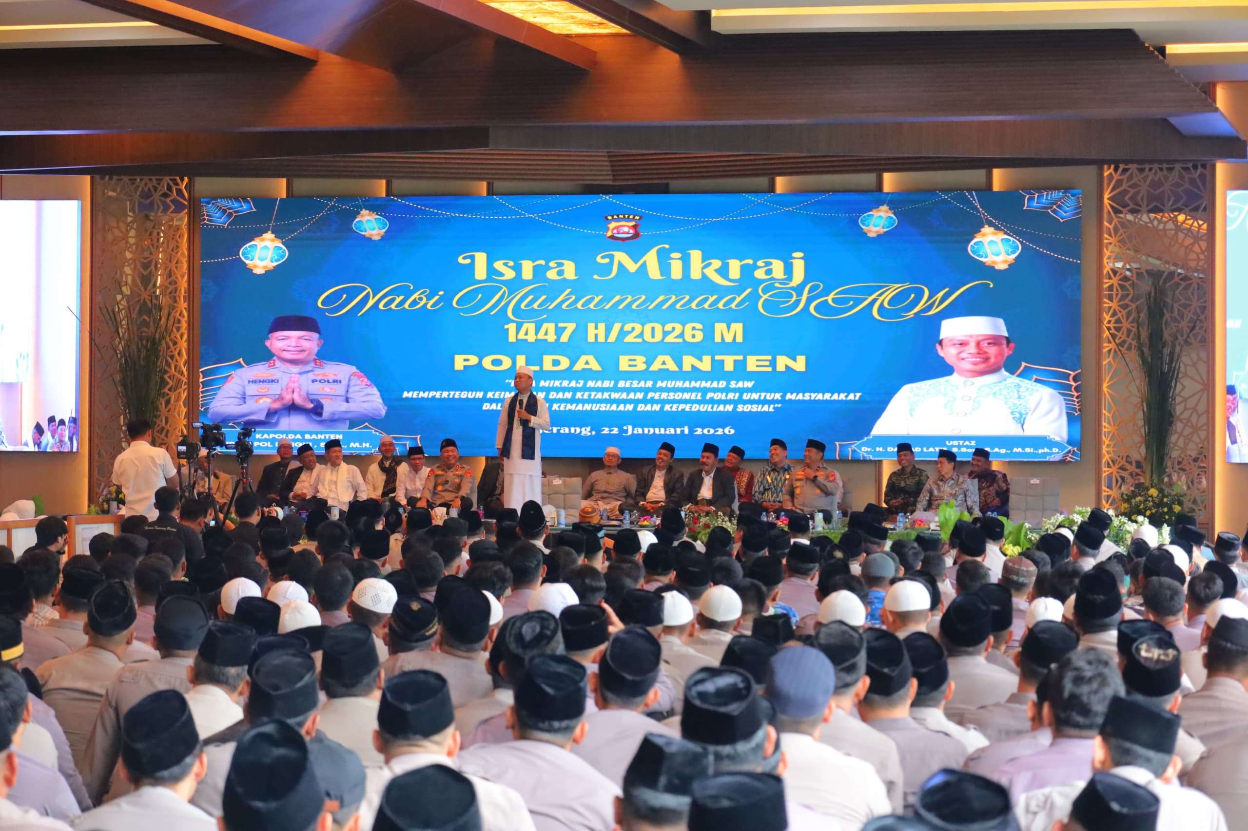 Peringatan Isra Mikraj, Polda Banten Teguhkan Keimanan dan Ketakwaan Personel