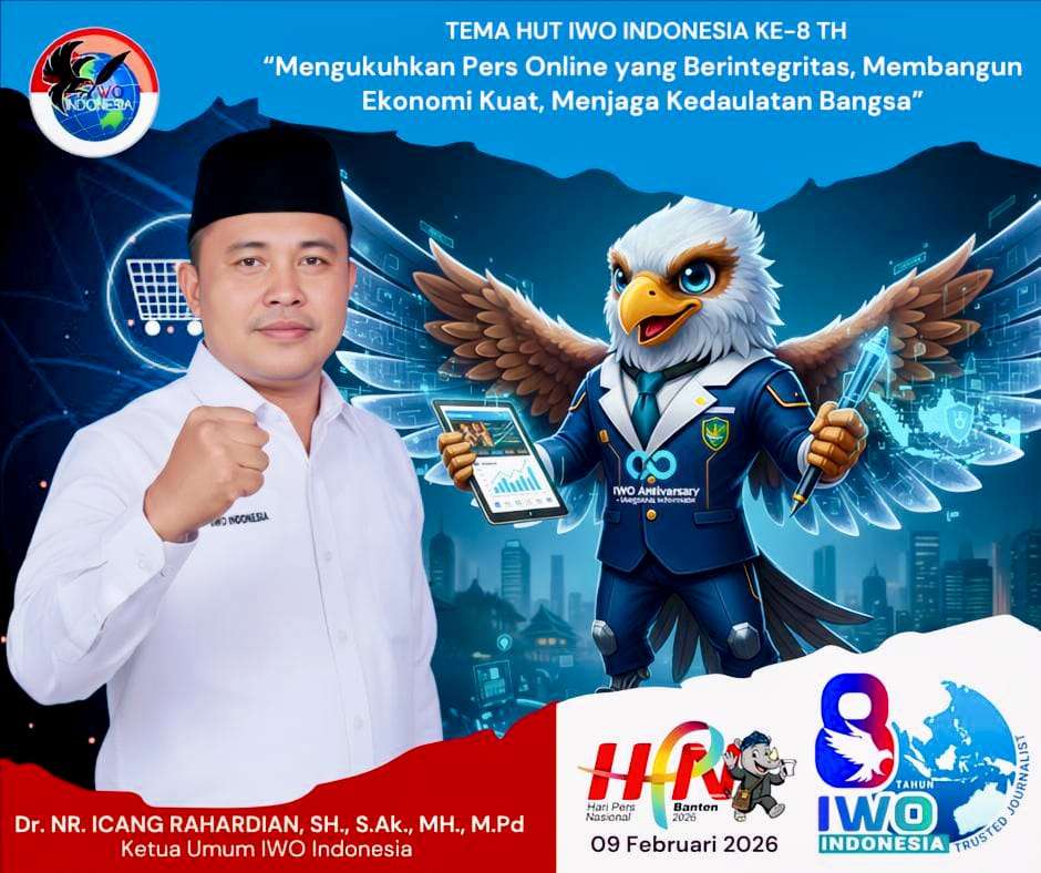 Songsong Usia Sewindu, IWO Indonesia Usung Tema Strategis : “Kukuhkan Pers Online Berintegritas