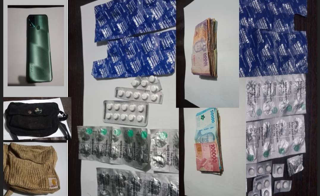 Edarkan Obat Tanpa Izin, Dua Pria Diamankan Polisi di Jalan Veteran