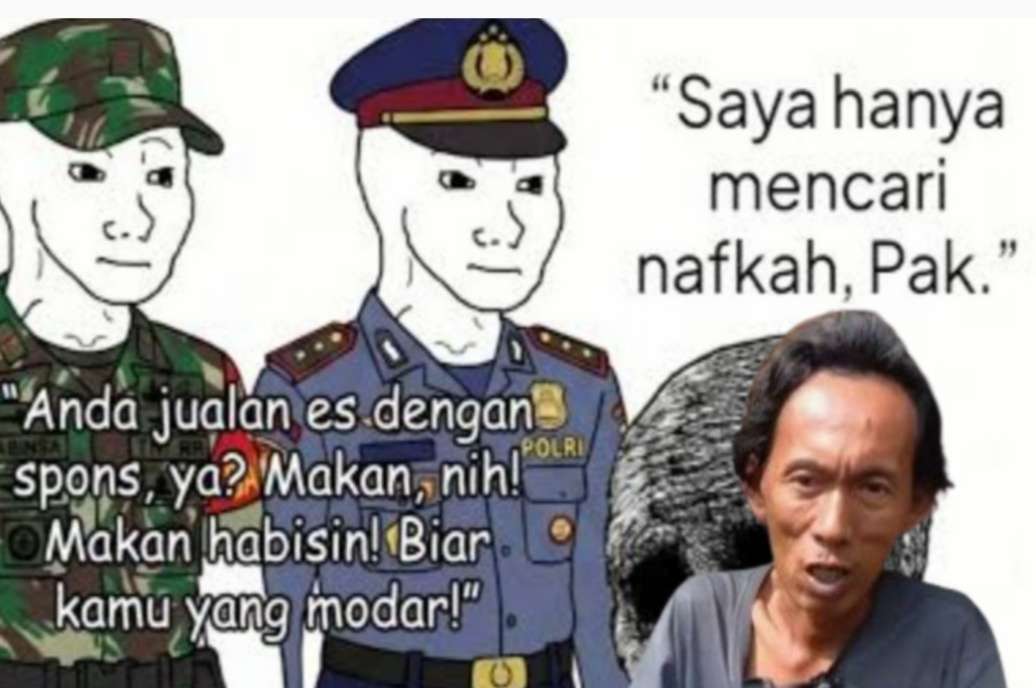 Suderajat yang Nahas, Dituduh Dagang Es Spon Beracun oleh Oknum Aparat Suderajat yang Nahas, Dituduh Dagang Es Spon Beracun oleh Oknum Aparat