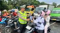 Satlantas Tangerang Kota Sasar Pengguna Jalan Gencarkan Edukasi Keselamatan Berlalu Lintas