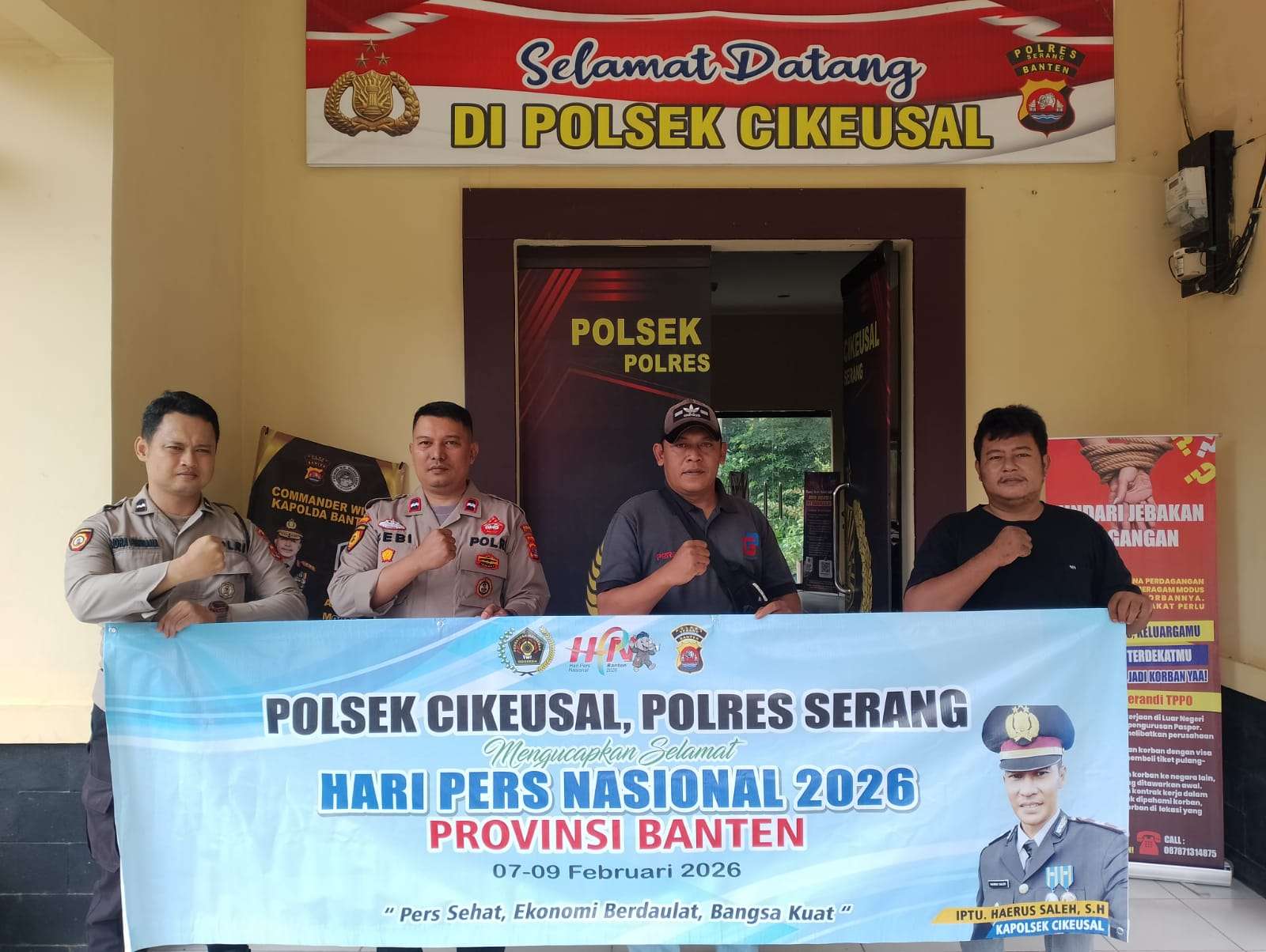 Kapolsek Cikeusal Ucapkan Selamat HPN 2026 Pers dan Polri Terus Bersinergi
