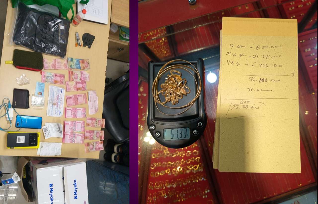 Gasak Perhiasan 65 Gram, Pelaku Rampok Ibu Rumah Tangga Dibekuk Polisi Gasak Perhiasan 65 Gram, Pelaku Rampok Ibu Rumah Tangga Dibekuk Polisi