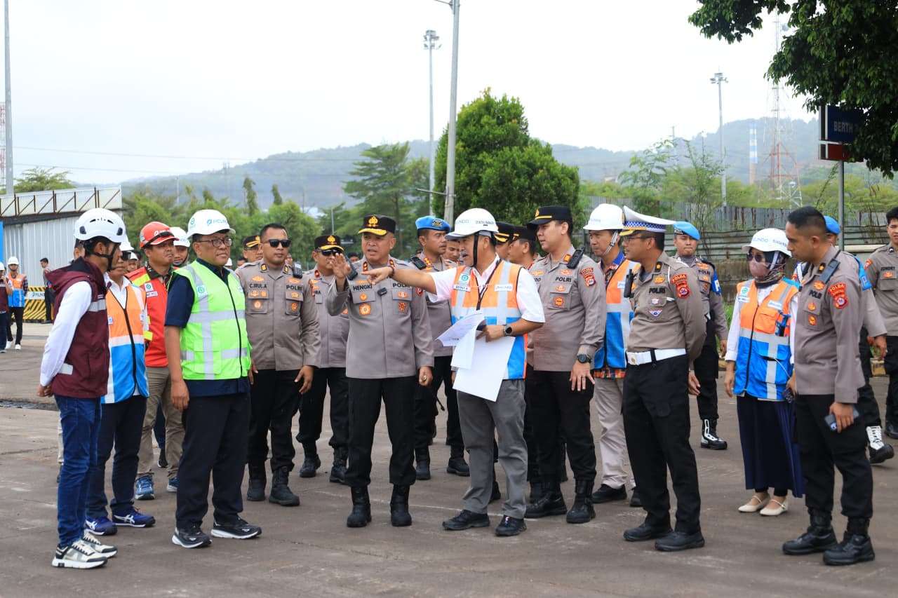 Pelabuhan Ciwandan Siap Tampung Ribuan Roda Dua, Polda Banten Tinjau Kesiapan Jelang Arus Mudik 2026 Pelabuhan Ciwandan Siap Tampung Ribuan Roda Dua, Polda Banten Tinjau Kesiapan Jelang Arus Mudik 2026