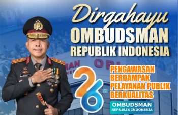 Polda Banten Ucapkan Selamat Hari Jadi ke-26 Ombudsman Republik Indonesia