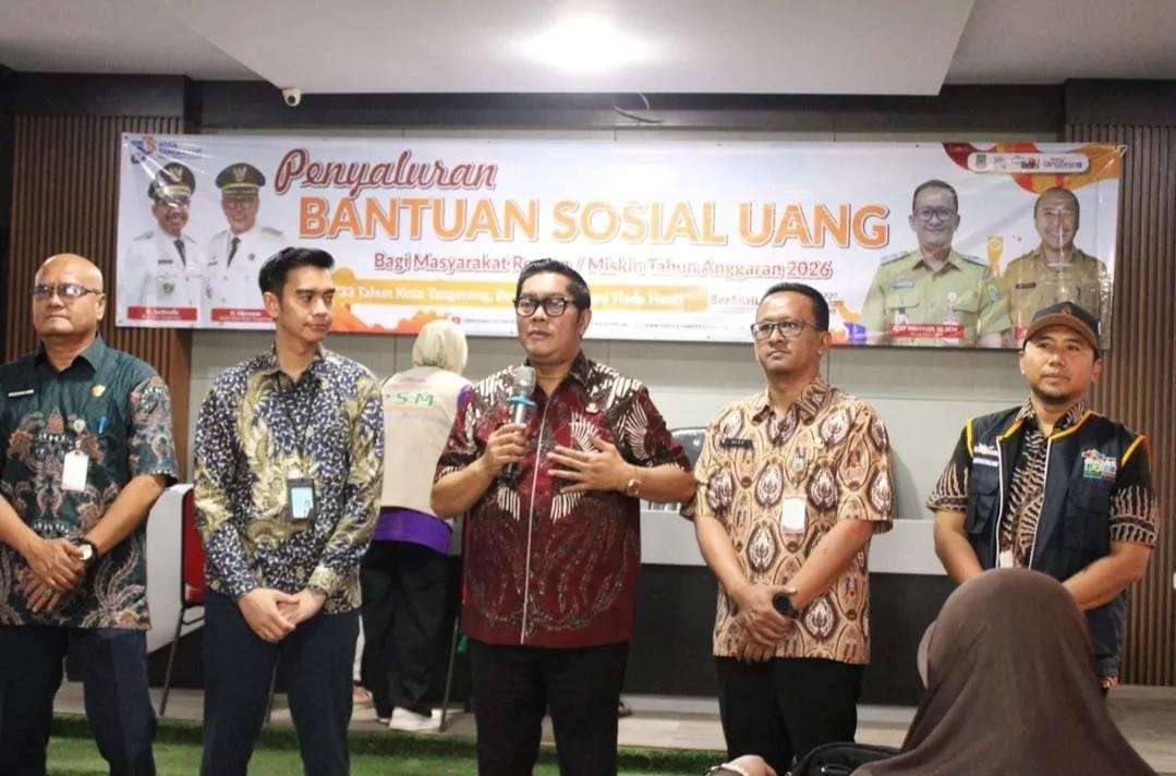 Wakil Wali Kota Tangerang Tinjau Langsung Penyaluran Bantuan Sosial Uang bagi Warga Rentan di Kecamatan Pinang