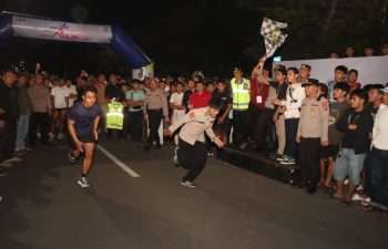 Polresta Tangerang dan BEM Ajak Anak Muda Berolahraga Positif