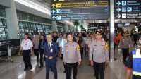 Kapolresta Bandara Soetta dampingi Wakapolda Metro jaya Tinjau Arus Mudik Lebaran 2026