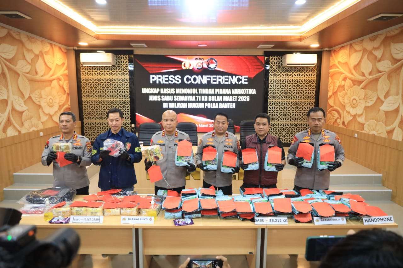 71 Kg Sabu Berhasil Diungkap Ditresnarkoba Polda Banten 71 Kg Sabu Berhasil Diungkap Ditresnarkoba Polda Banten