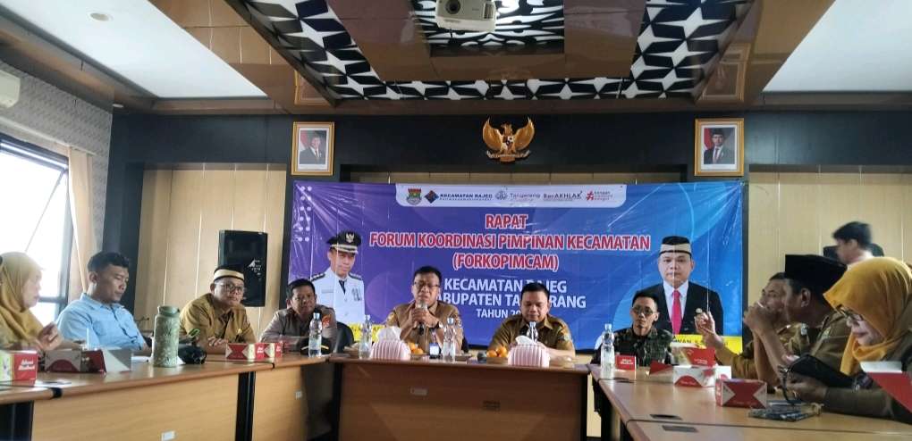 Forkopimcam Rajeg Gelar Rakor Bulanan Forkopimcam Rajeg Gelar Rakor Bulanan