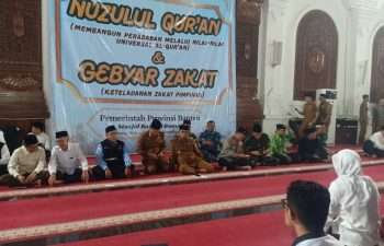 Gubernur Andra Soni Hadiri Peringatan Nuzulul Qur’an dan Gebyar Zakat BAZNAS Banten