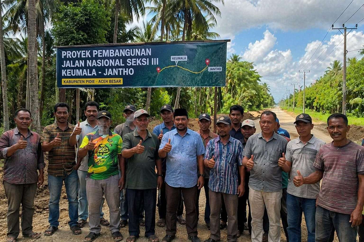 Masyarakat Keumala–Jantho Apresiasi Pembangunan Jalan Nasional Seksi III