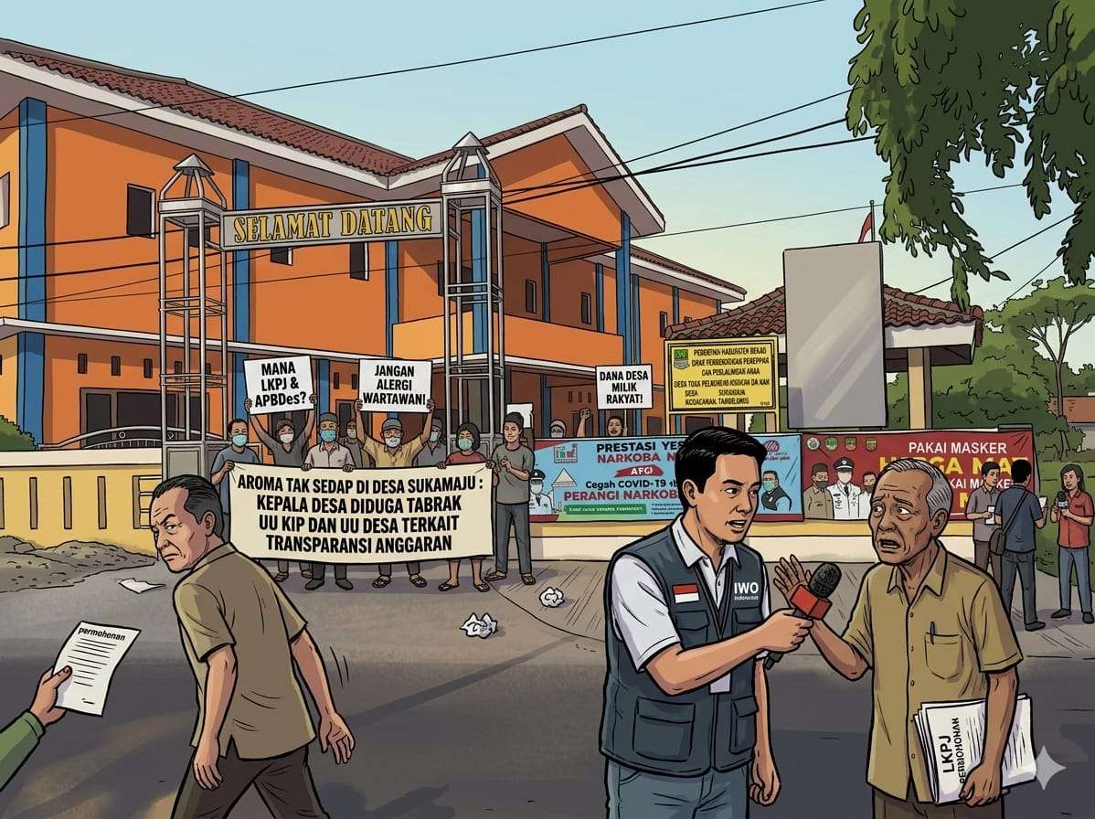 Dugaan Skandal Transparansi di Desa Sukamaju : Kepala Desa Alergi UU KIP, Anggaran Desa Jadi Misteri