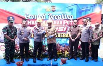 Groundbreaking Jembatan Merah Putih Presisi Polresta Tangerang Ditargetkan Rampung dalam 2 Bulan