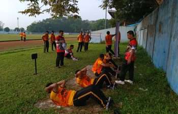 Bag SDM Polres Lebak Gelar Tes Kesamaptaan Jasmani Periodik Semester I untuk Jaga Kebugaran Personel