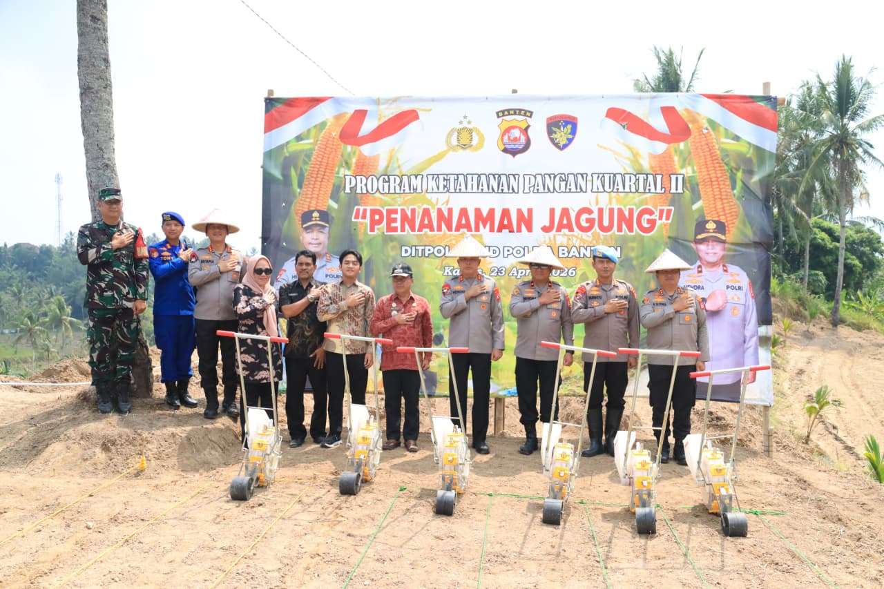 Penanaman Jagung Kuartal II Tahun 2026 Ditpolairud Polda Banten