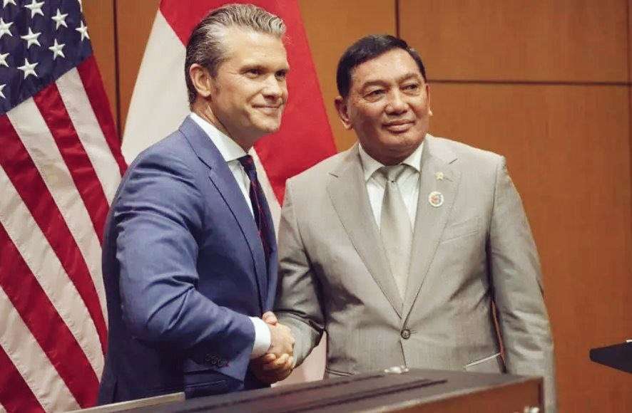 Menhan Sjafrie dan Sejawat AS Pete Hegseth Bahas Kerja Sama Militer hingga Isu Overflight Menhan Sjafrie dan Sejawat AS Pete Hegseth Bahas Kerja Sama Militer hingga Isu Overflight
