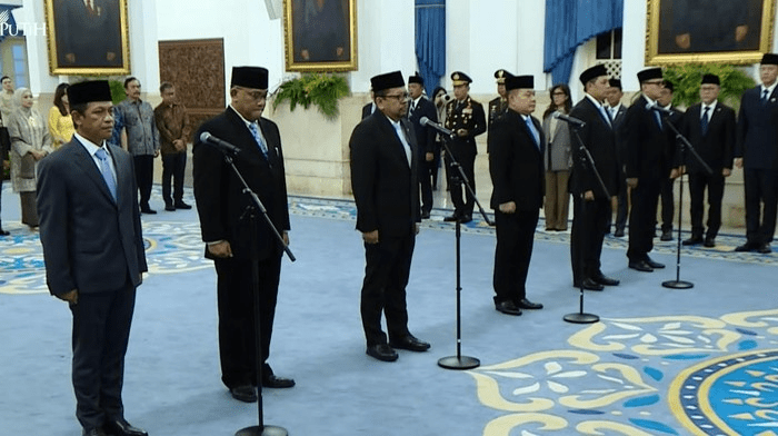 Reshuffle Kabinet: Presiden Prabowo Lantik Sejumlah Menteri dan Kaban Negara