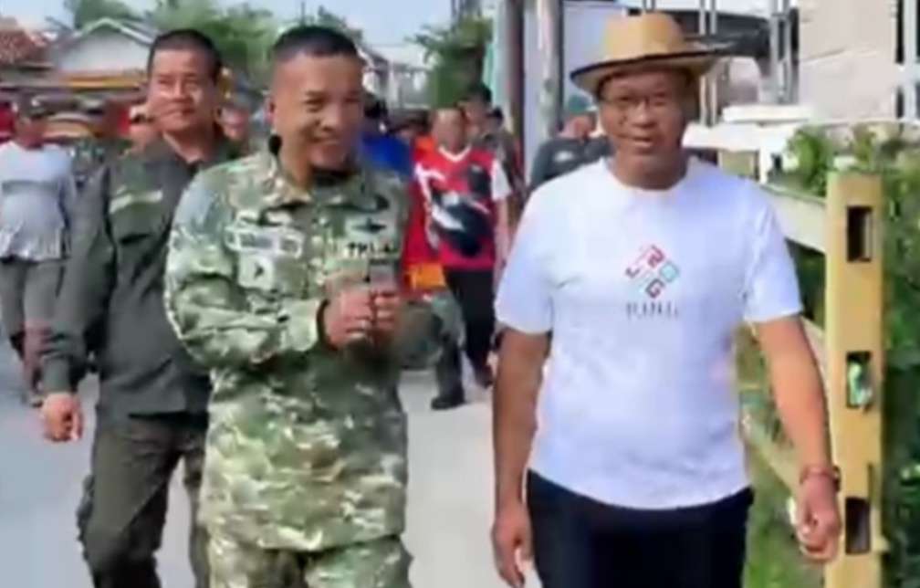 Pemerintah Kecamatan Rajeg Bersama Jajaran Gelar Korve di Desa Pengarengan