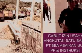 Abaikan Instruksi Gubernur, Angkutan Batu Bara PT BBA Masih Nekat Lintasi Jalan Umum Merapi Timur