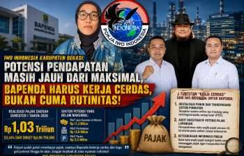 Kinerja Dipertanyakan! IWOI Bekasi Soroti PAD Mandek: Bapenda Jangan Sekadar Formalitas, Tapi Harus Berinovasi