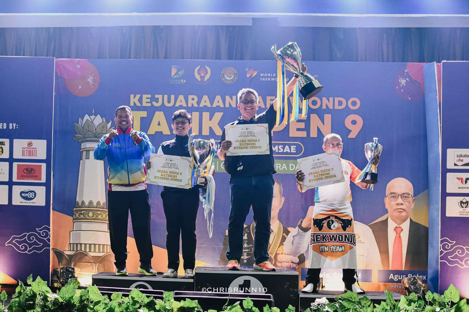 Puslatcab PPLPD Kota Tangerang Juara Umum Taekwondo Kategori Junior Tasik Open 9 2026