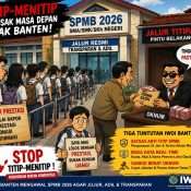 IWOI Banten Kecam Praktik Titip Menitip SPMB 2026, Komitmen Gubernur Andra Soni Diuji