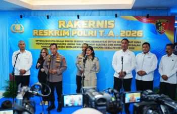 Buka Rakernis Reskrim, Kapolri Instruksikan Ciptakan Rasa Aman dan Keadilan untuk Masyarakat