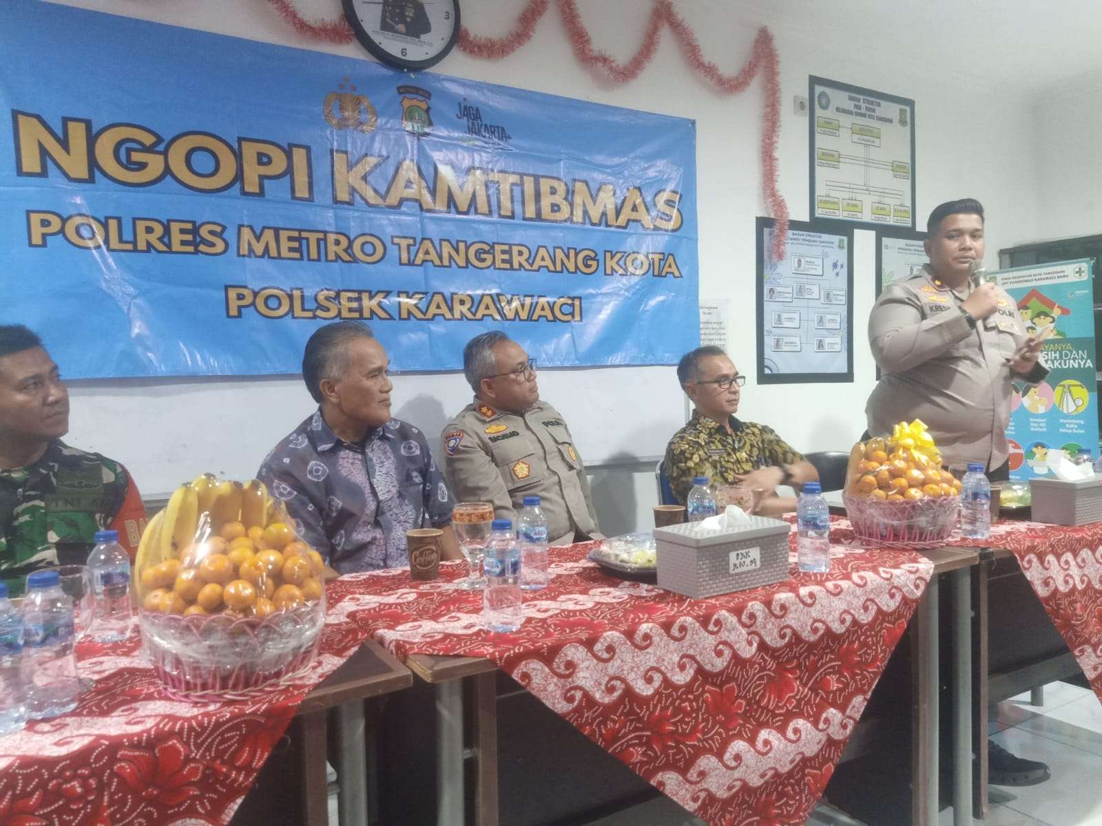 Ngopi Kamtibmas Polsek Karawaci Pererat Sinergitas dan Jaga Kondusifitas Wilayah