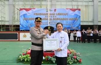 Polresta Bandara Soetta Terima Penghargaan Presisi Award dari LEMKAPI