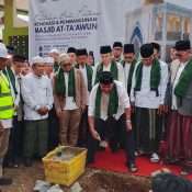 Bupati Tangerang Letakkan Batu Pertama Pembangunan Masjid At Ta’awun di Green Savana Citra Raya
