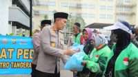 Polres Metro Tangerang Kota Gelar Jumat Peduli Bersama Komunitas Ojol