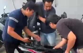Berbekal Rekaman CCTV, Pelaku Curanmor Bersenpi Diringkus Tim Resmob Polres Serang