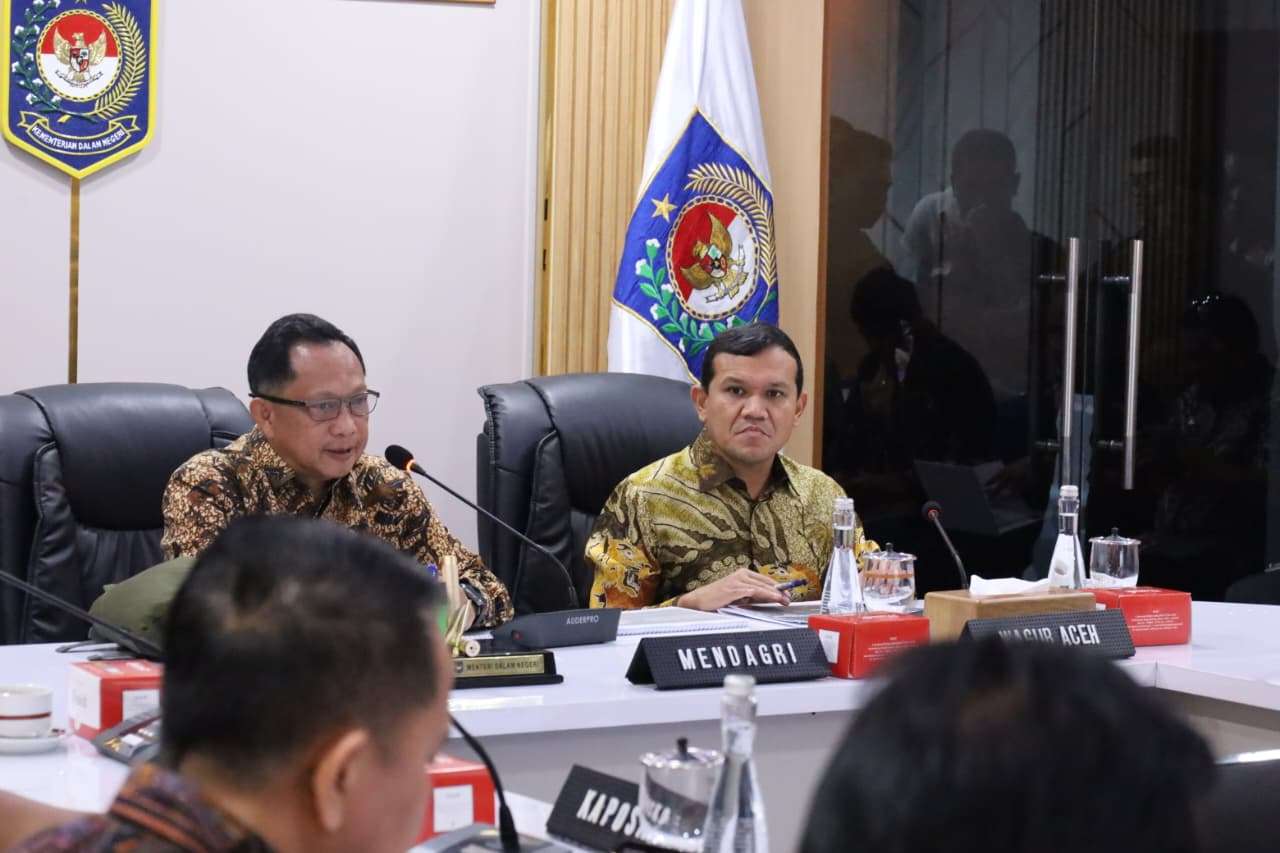 Wagub Aceh Perkuat Koordinasi dengan Kemendagri dan Satgas PRR untuk Penguatan Fiskal Daerah serta Percepatan Pemulihan Aceh Wagub Aceh Perkuat Koordinasi dengan Kemendagri dan Satgas PRR untuk Penguatan Fiskal Daerah serta Percepatan Pemulihan Aceh