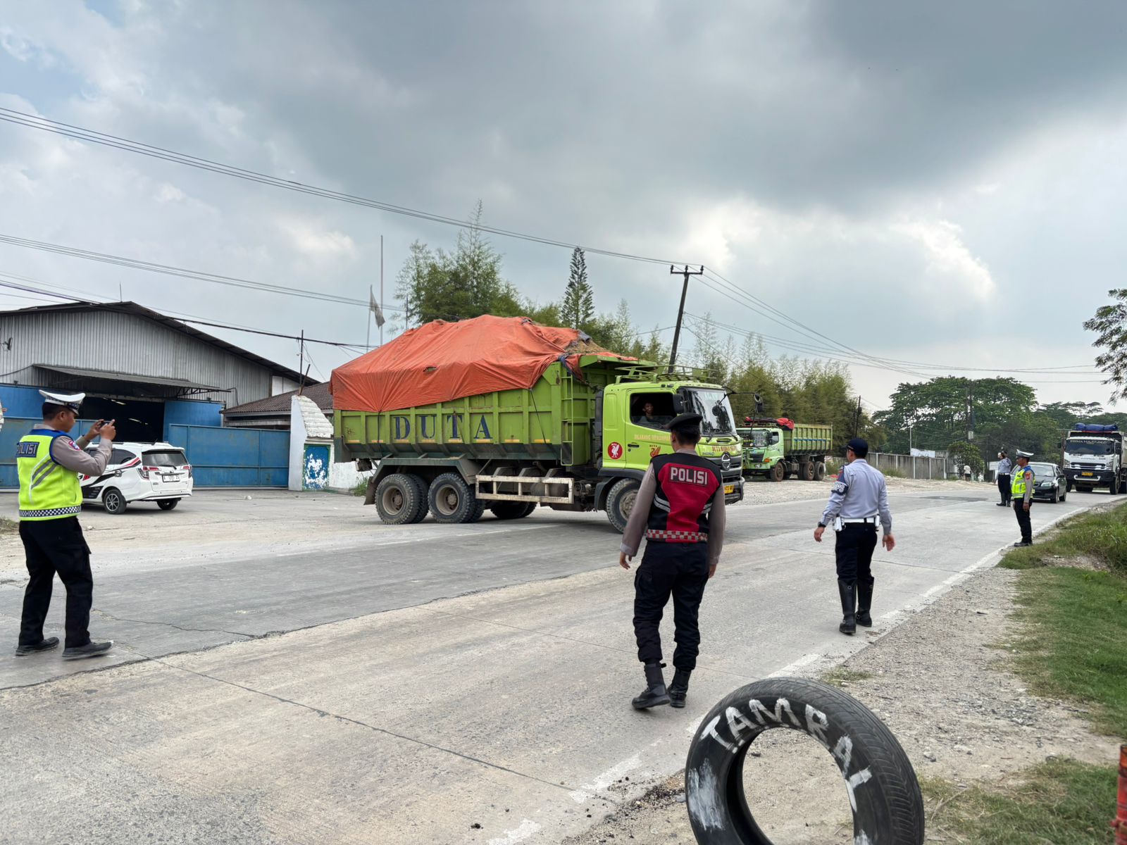 Polres Serang Tertibkan Angkutan Tambang, Pastikan Kelancaran Lalu Lintas dan Keamanan